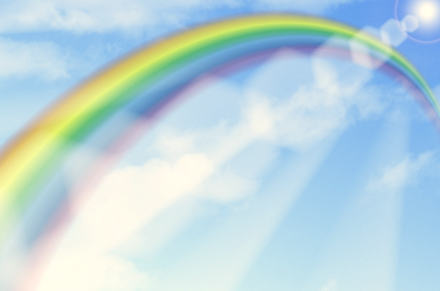 虹と太陽